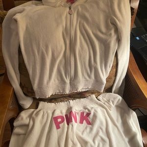 RARE victoria’s secret pink track suit